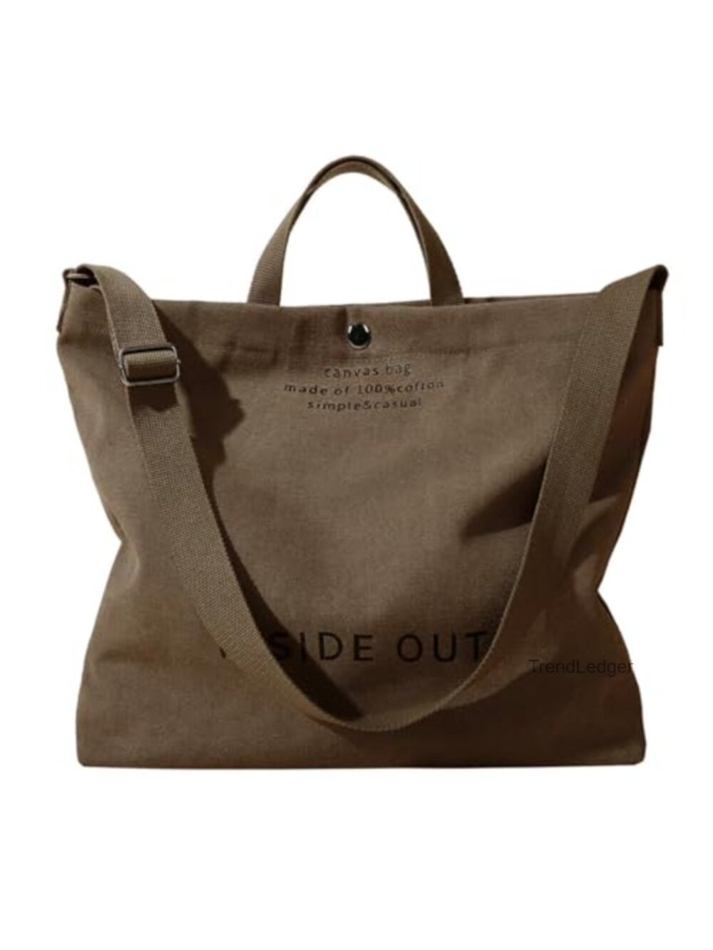 Large Canvas Tote Bag Casual Shoulder Crossbody Top Handle Work Bag